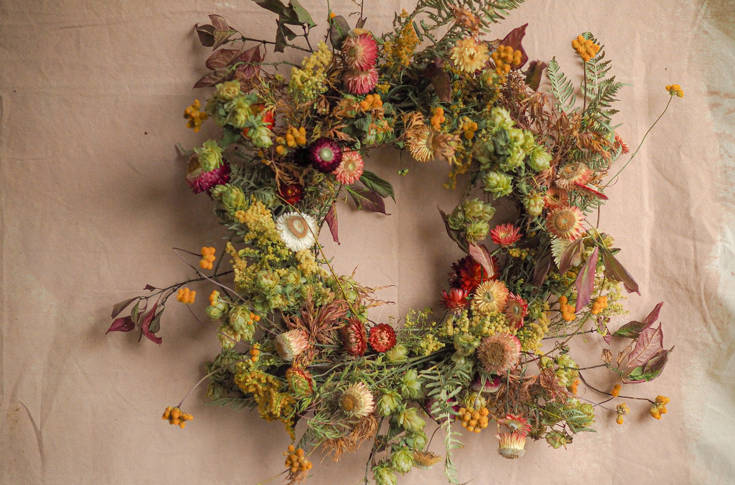 Dried Flower Wreath
